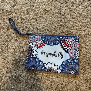 Vera Bradley wristlet/small cosmetic bag